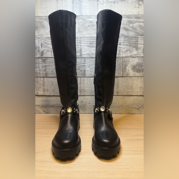 Karl Lagerfeld Paris Milla harness rhinestone embellishment - Picture 6 of 10